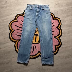 Vintage 90’s Levi’s 505 Regular Fit Straight Leg Denim Jeans 36x34 Blue